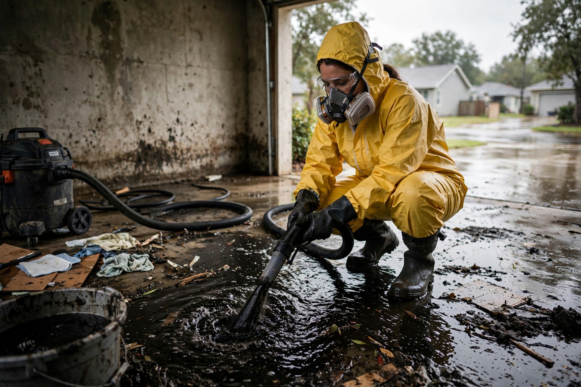 sewage cleanup in Thorntree